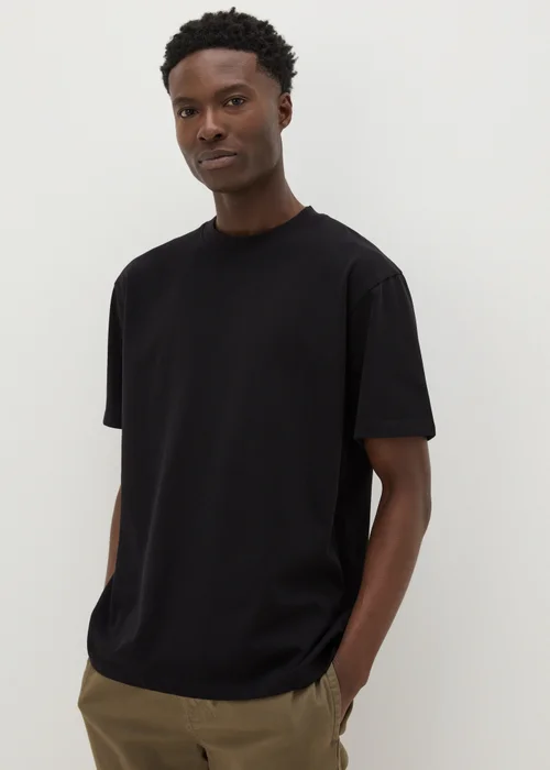 Black Oversized Heavyweight T-Shirt - S Image 1