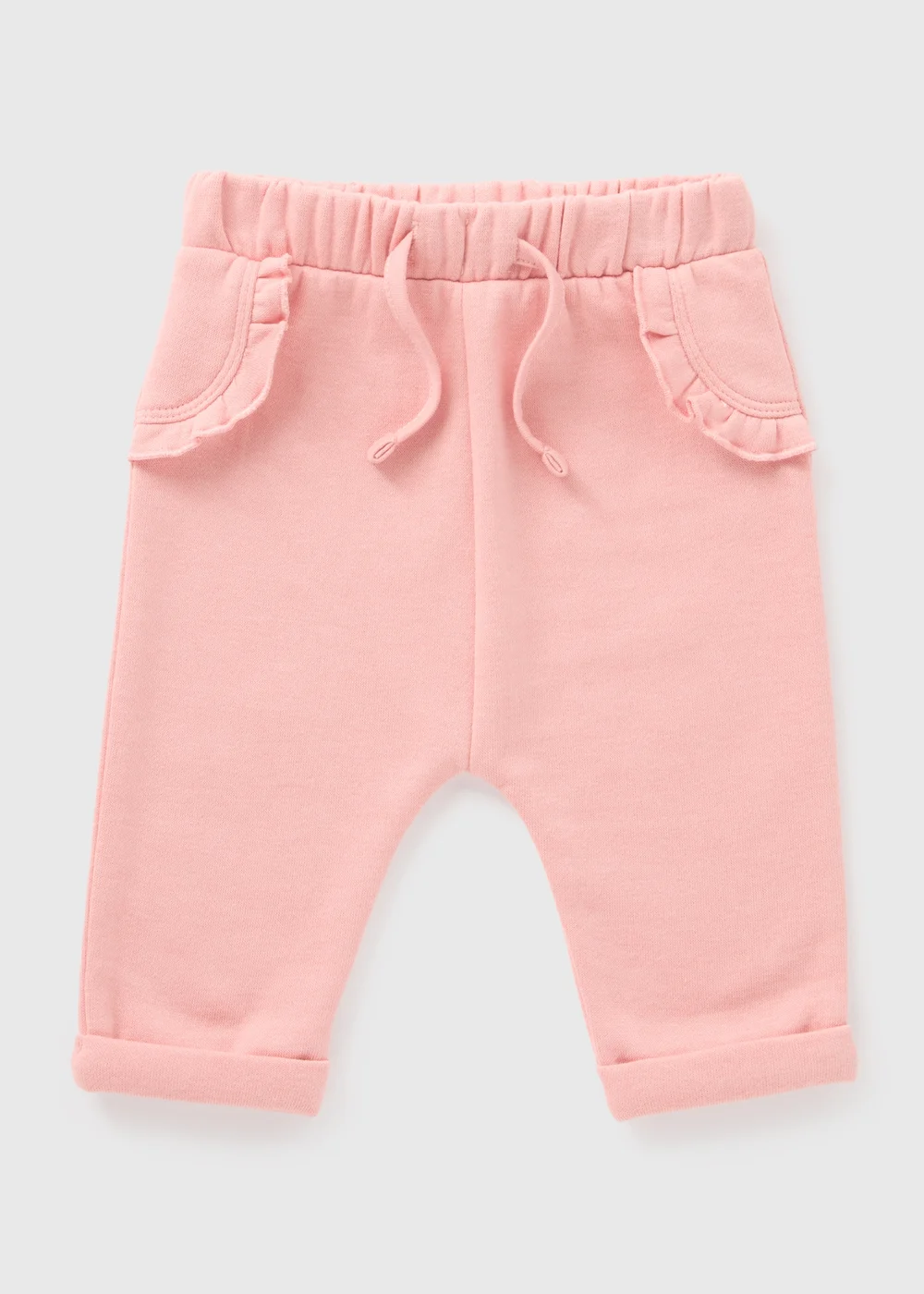 Baby Pink Frill Jogging Bottoms (Newborn-23mths) - 9-12 months Image 1