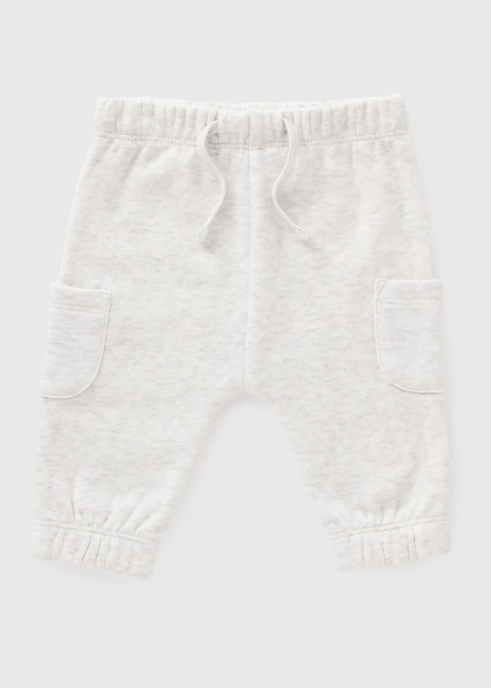 Baby Grey Cargo Jogging Bottoms (Newborn-23mths) - 9-12 months Image 1