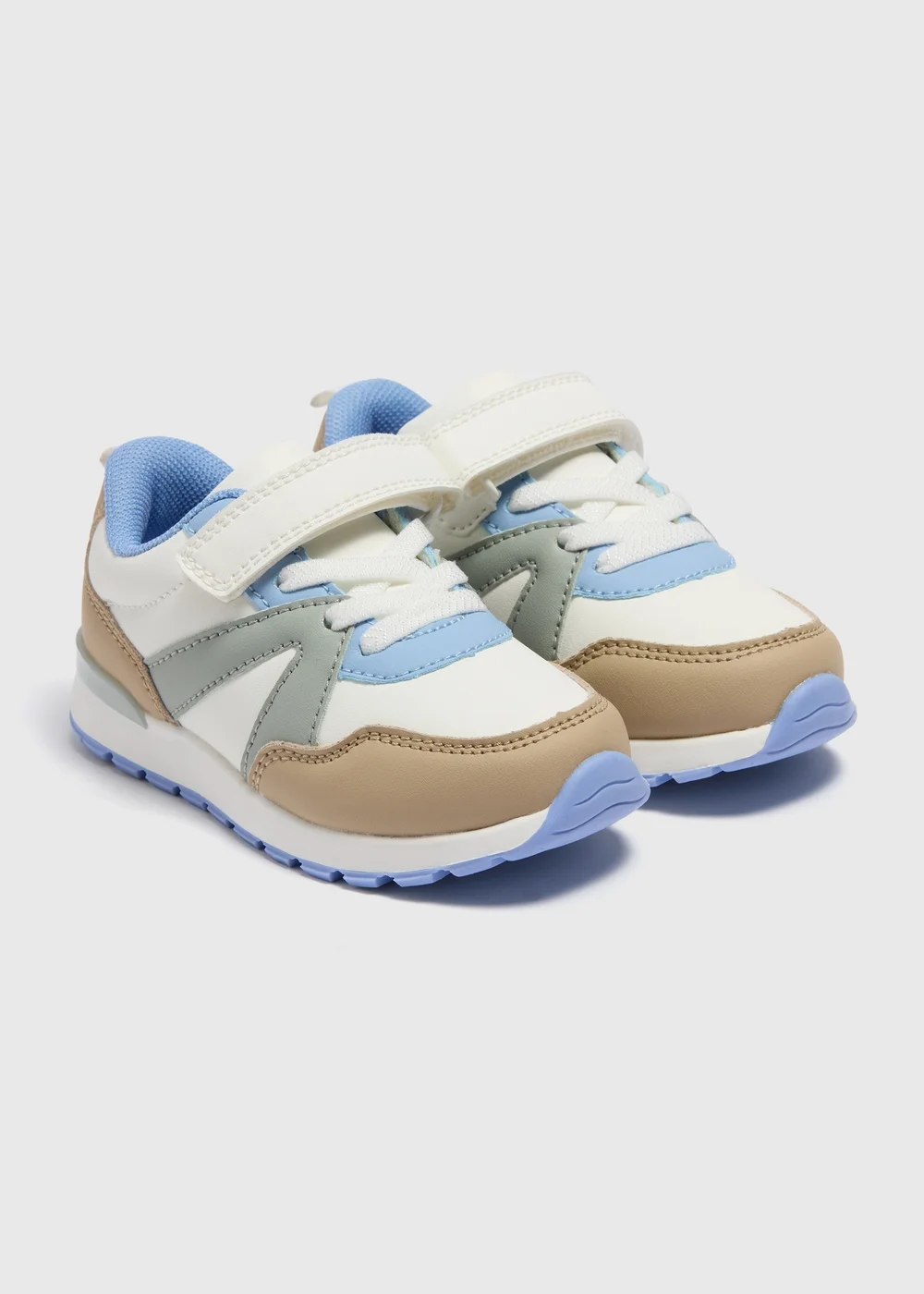 Boys Multicolour Retro Trainers (Younger 4-12) - Size 4 Infants Image 1