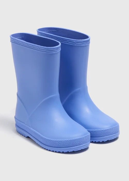 Kids Blue Wellies (Younger 4-12) - Size 4 Infants Image 1