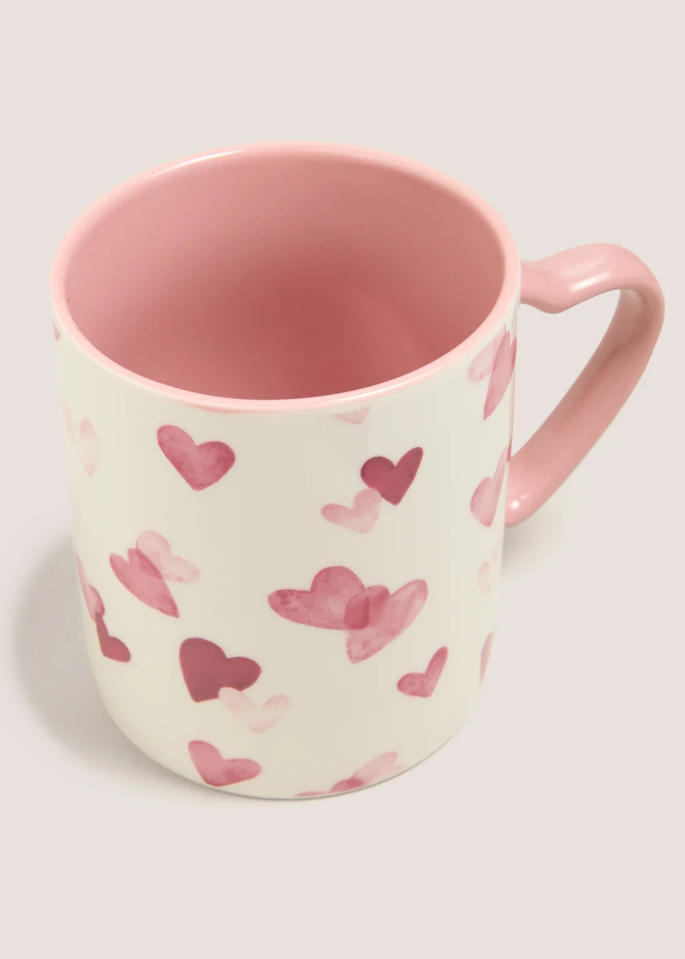 Pink Heart Valentines Mug Image 2