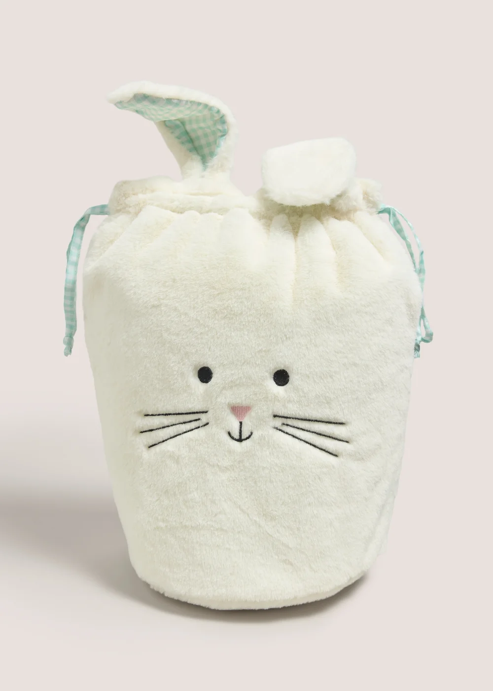 Cream Bunny Fur Bag Image 1