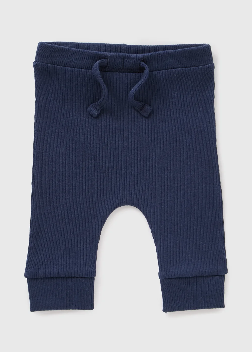 Baby Navy Rib Leggings (Newborn-23mths) - 9-12 months Image 1