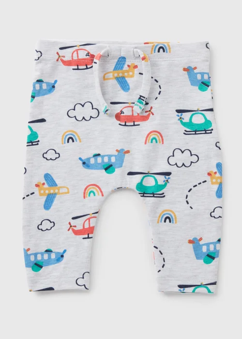 Baby Grey Transport Leggings (Newborn-23mths) - 9-12 months Image 1
