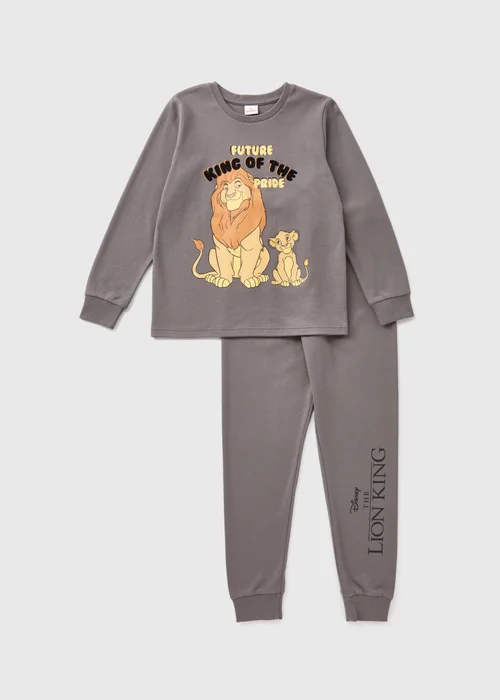 The Lion King Kids Charcoal Mufasa Pyjama Set (7-13yrs) - Age 10 Years Image 1