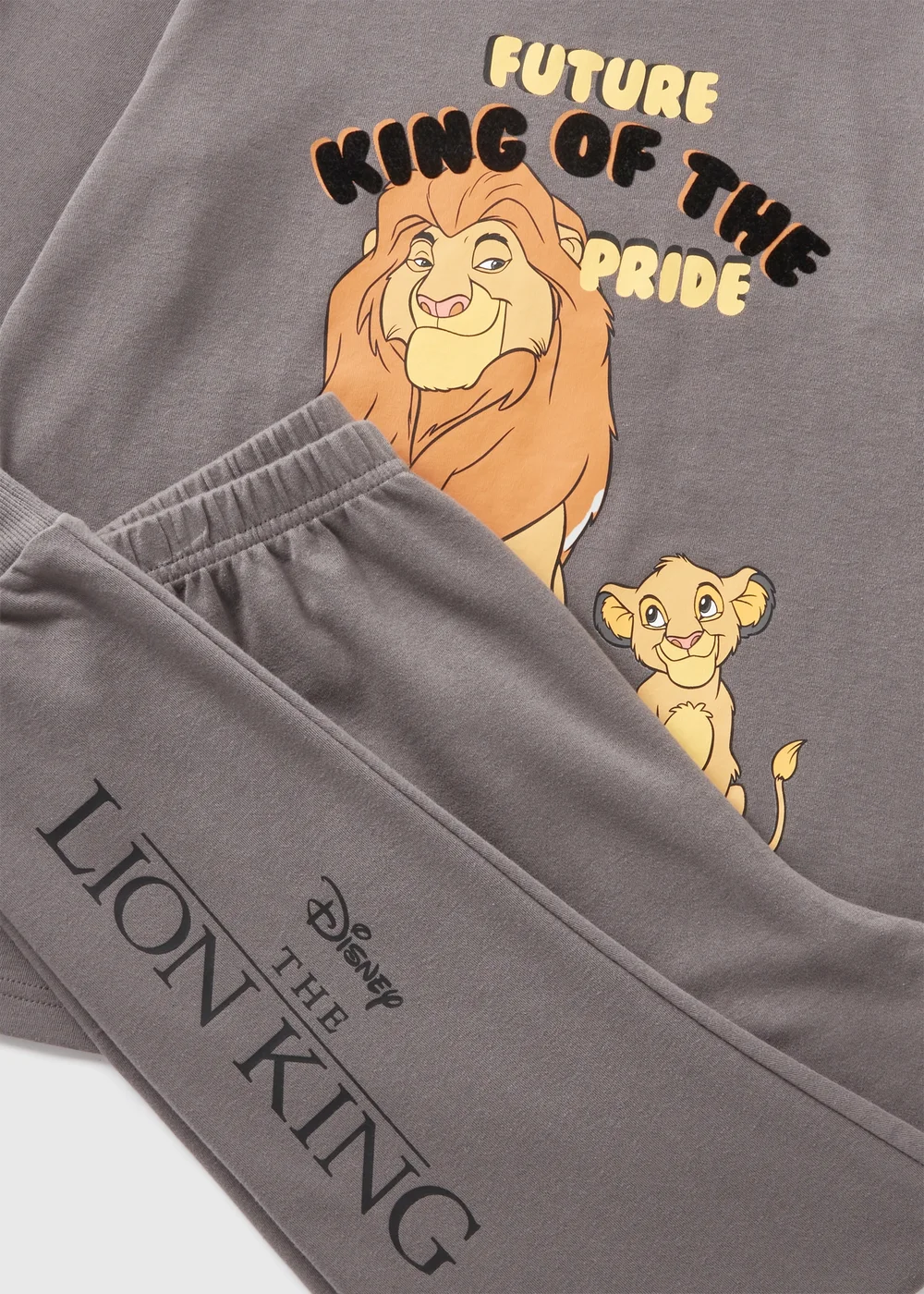 The Lion King Kids Charcoal Mufasa Pyjama Set (7-13yrs) - Age 10 Years Image 2