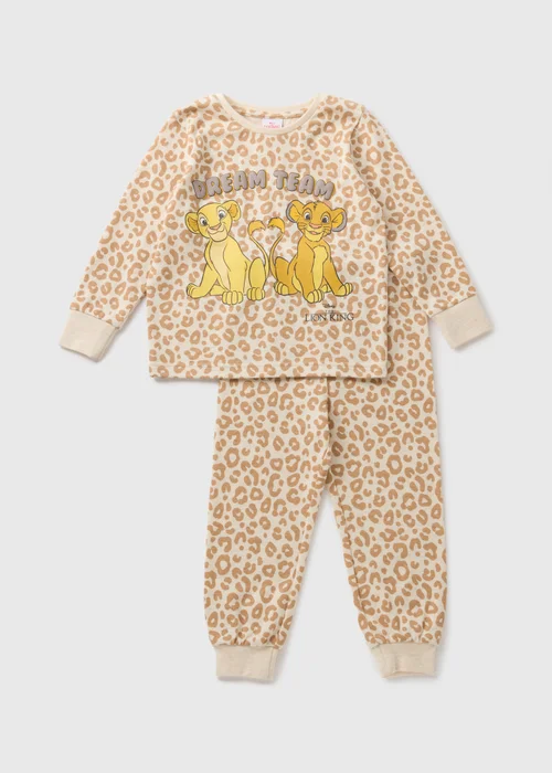 The Lion King Kids Cream Simba Pyjama Set (1-7yrs) - 1 half year to 2 Image 1