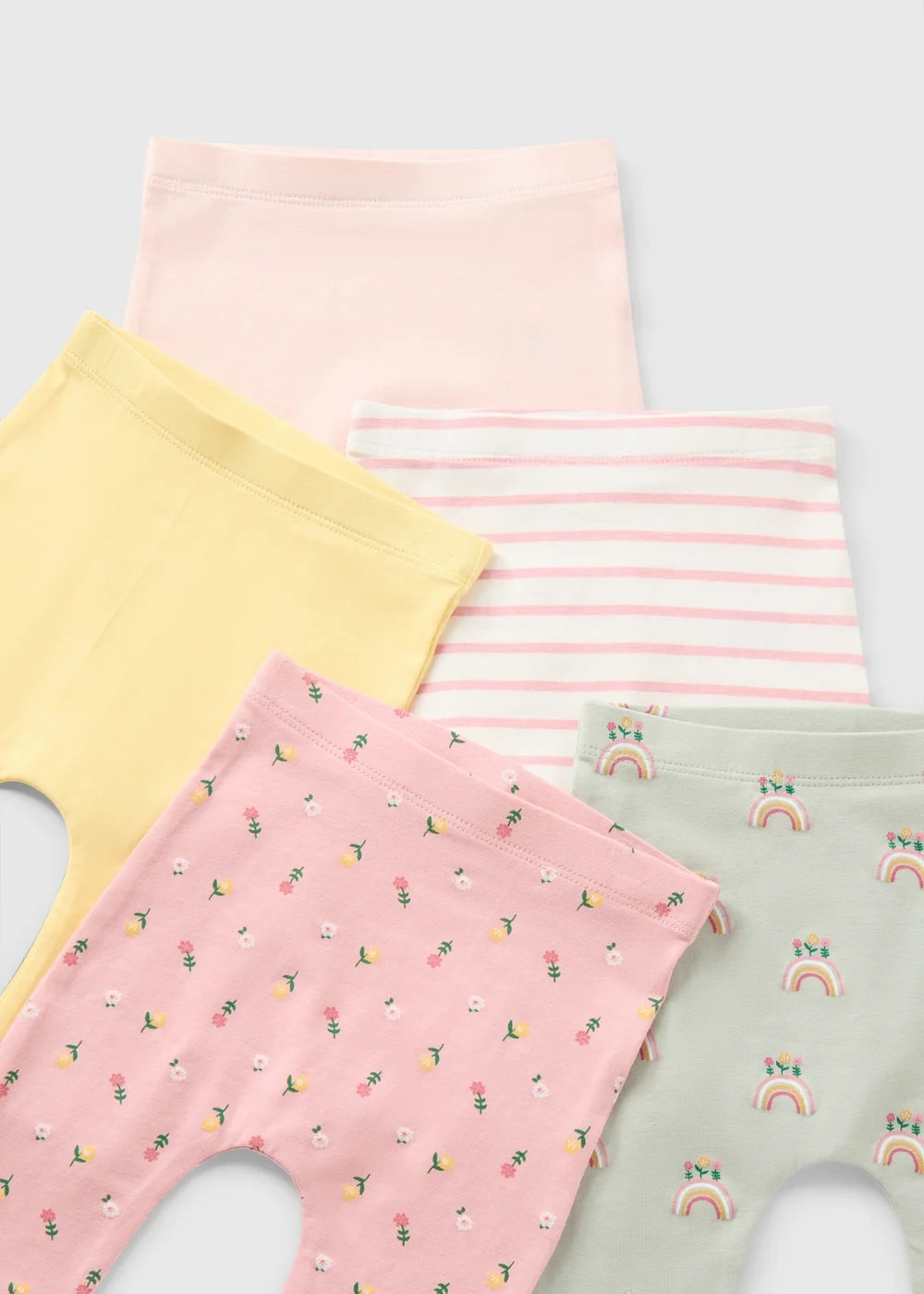 Baby Multicolour Floral Leggings (Newborn-23mths) - 9-12 months Image 2