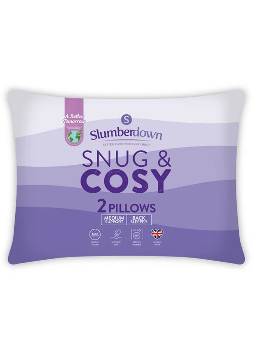 Slumberdown Snug & Cosy Pillow Pair Image 1