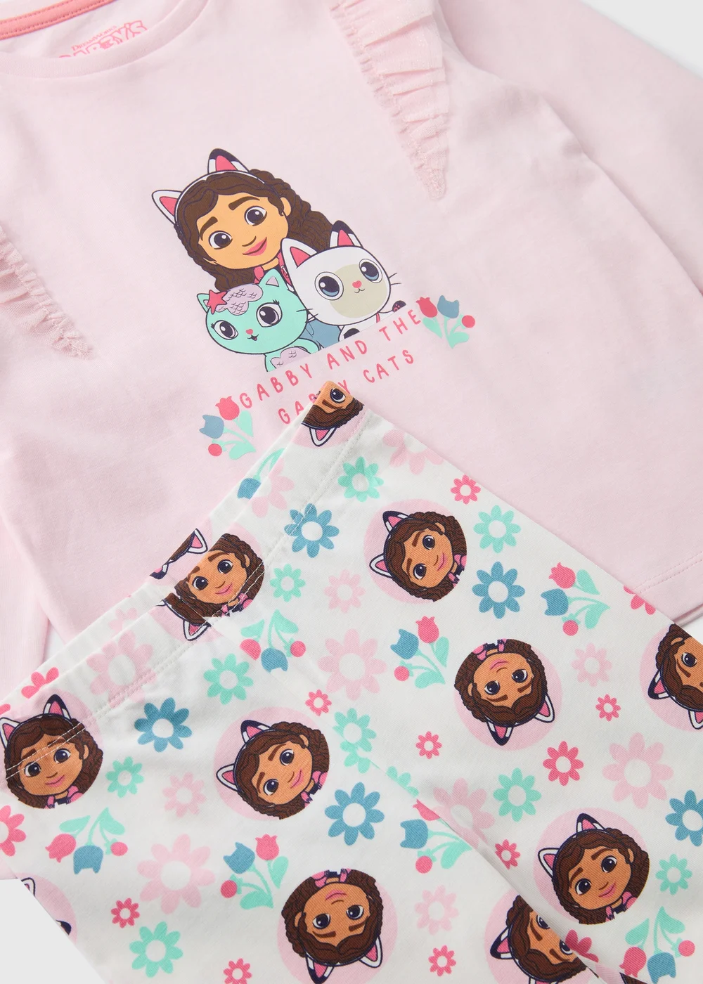 Gabby's Dollhouse Girls Pink Top & Legging Set (1-7yrs) - 1-1.5 Yrs Image 2