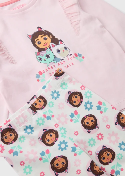 Gabby's Dollhouse Girls Pink Top & Legging Set (1-7yrs) - 1-1.5 Yrs Image 2