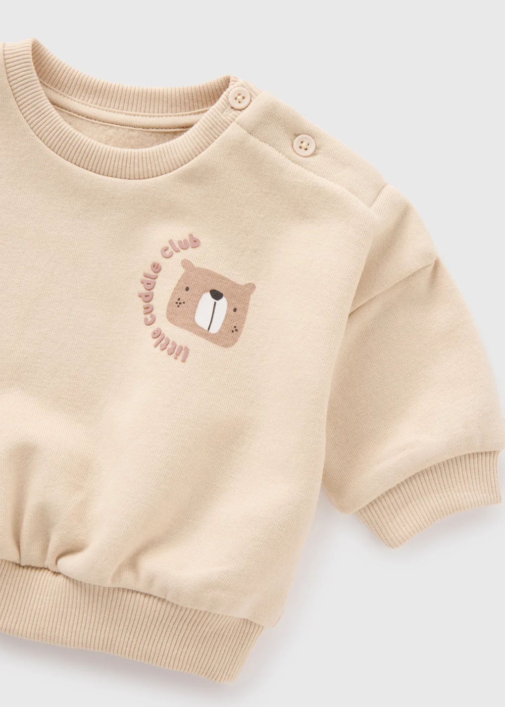 Baby Stone Bear Sweatshirt (Newborn-23mths) - 0-3 months Image 2