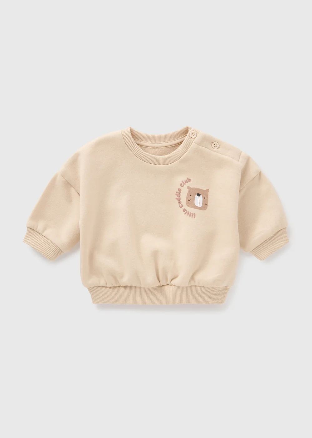 Baby Stone Bear Sweatshirt (Newborn-23mths) - 0-3 months Image 1