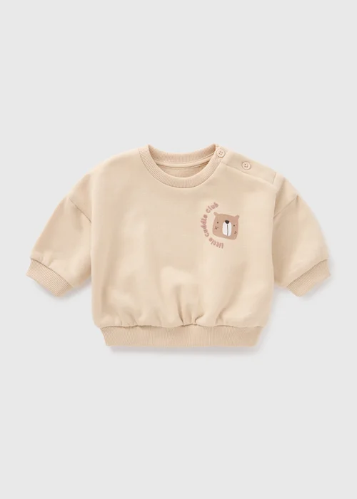 Baby Stone Bear Sweatshirt (Newborn-23mths) - 0-3 months Image 1