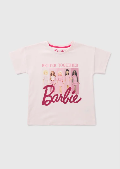 Barbie Girls Pink T-Shirt (4-13yrs) - 4 Yrs Image 1