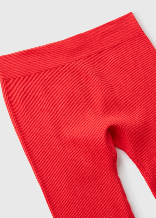 Girls Red Seamless Leggings (7-15yrs) - S Image 2