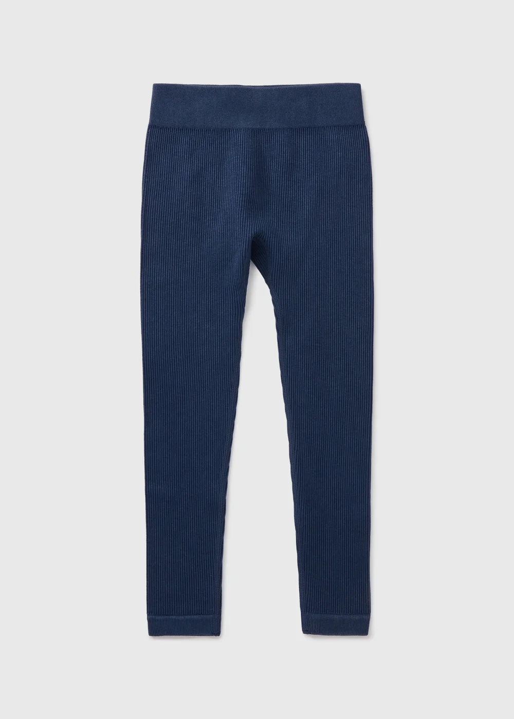 Girls Navy Seamless Leggings (7-15yrs) - S Image 1