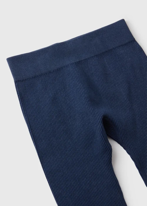 Girls Navy Seamless Leggings (7-15yrs) - S Image 2