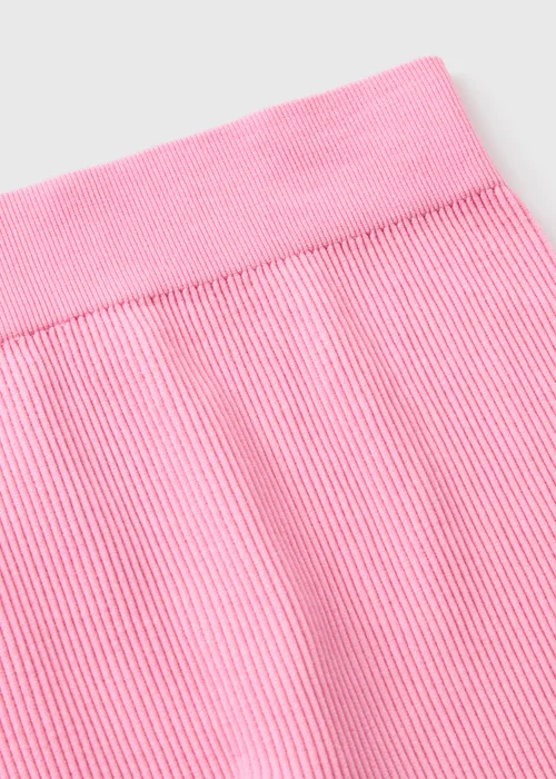 Girls Pink Seamless Leggings (7-15yrs) - S Image 2