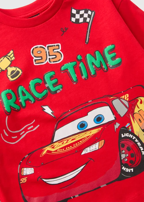 Cars Boys Red Lightning McQueen Long Sleeve Top (1-7yrs) - 1-1.5 Yrs Image 2
