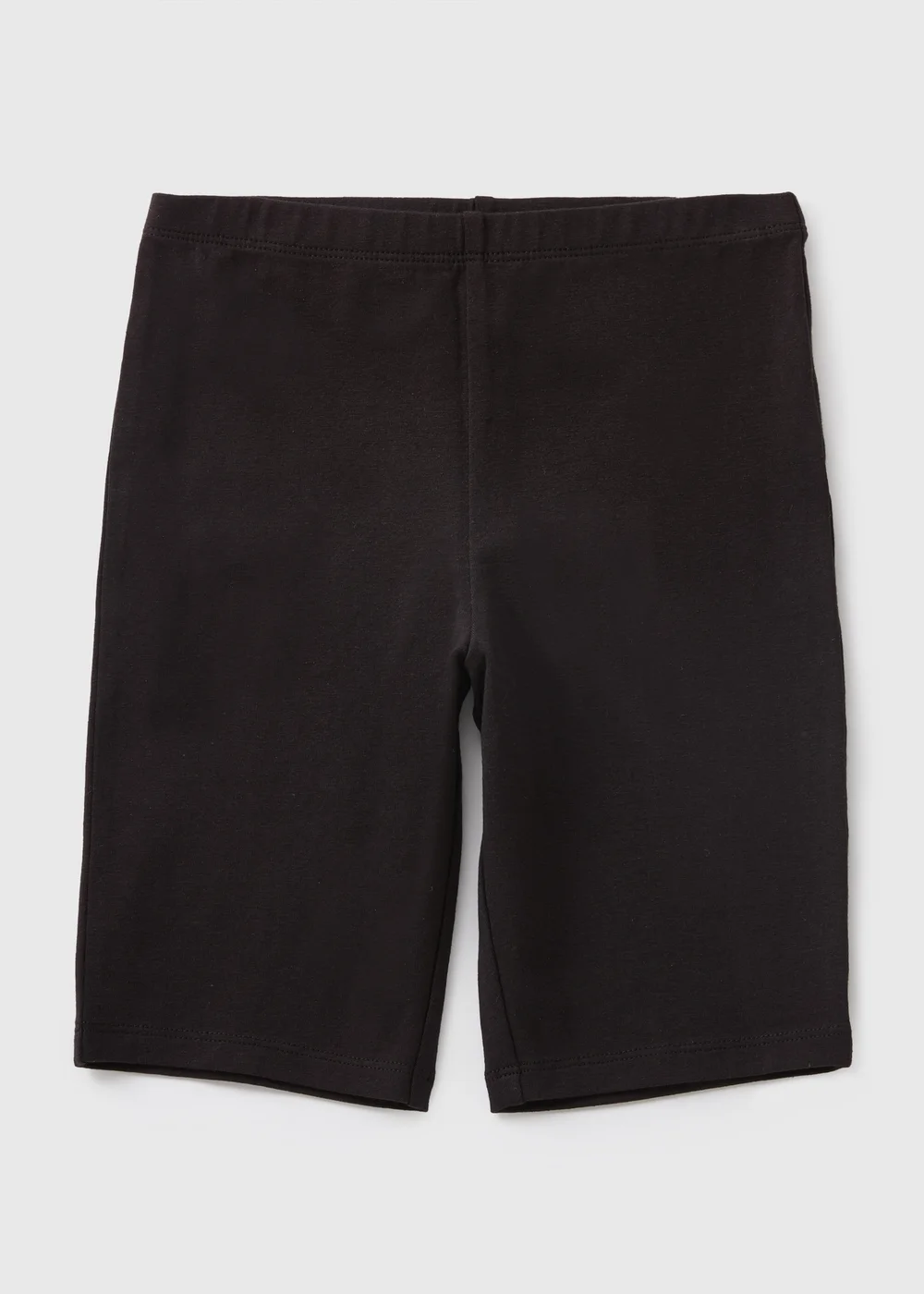 Girls Black Cycle Shorts (7-15yrs) - 8 Yrs Image 1