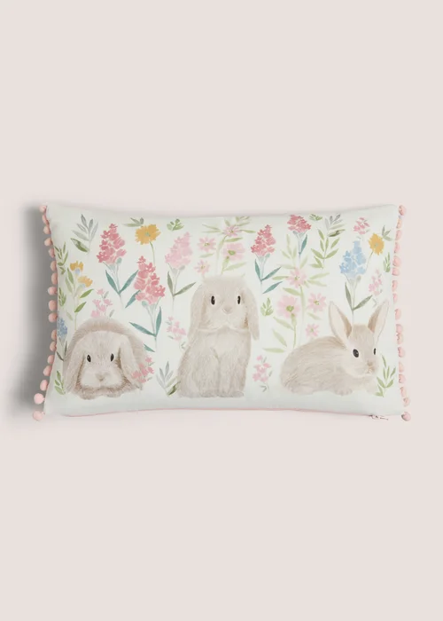 Bunny Print Cushion Image 1
