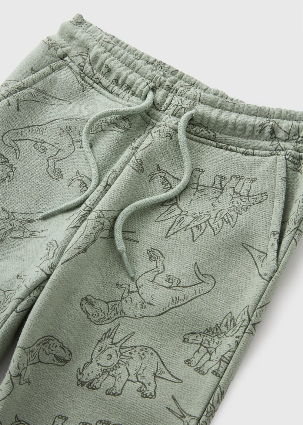 Boys Khaki Dino Print Jogging Bottoms (1-7yrs) - 1 half year to 2 Image 2