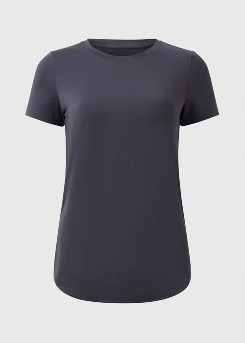 Souluxe Dark Grey Longline T-Shirt - S Image 4