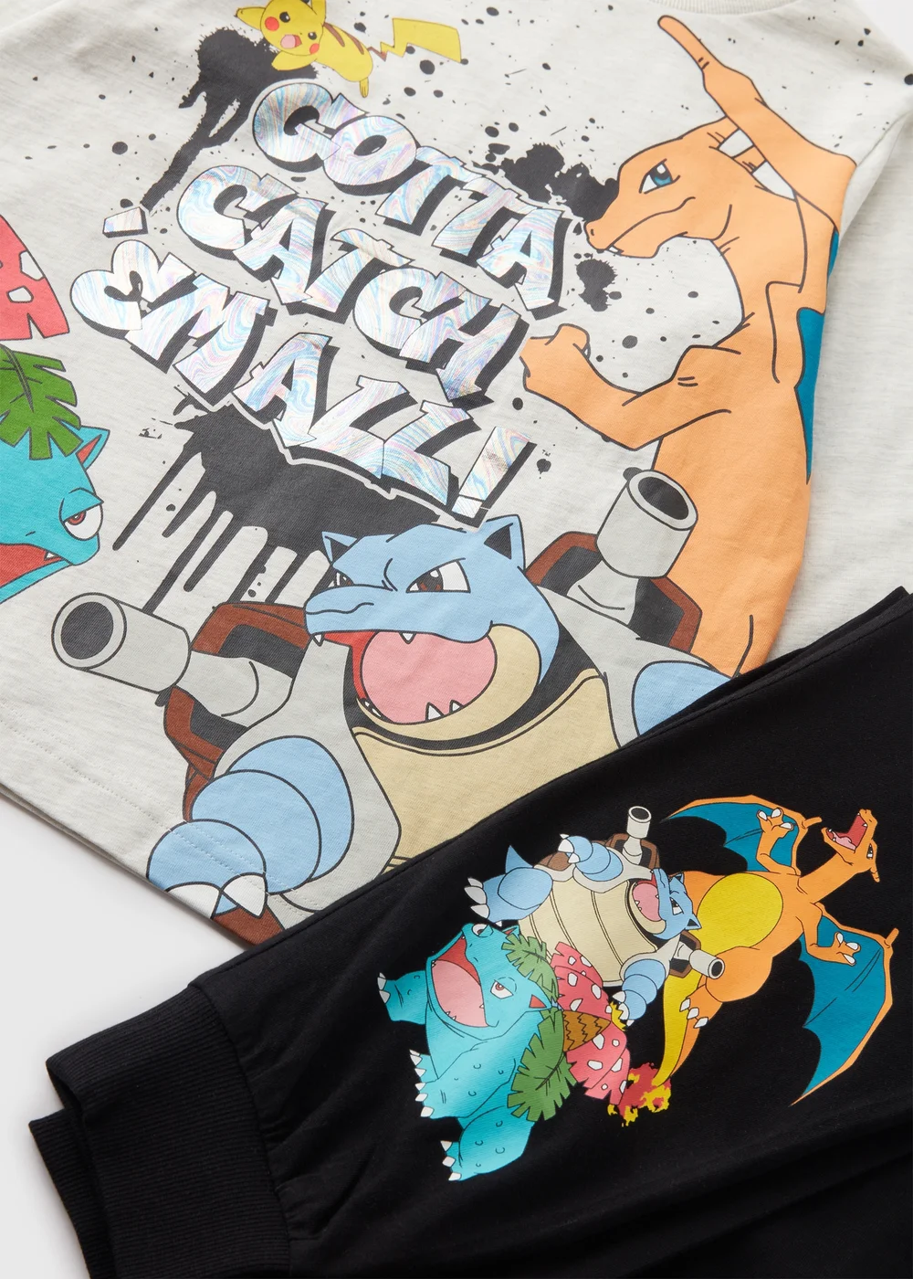 Pokemon Boys Multicolour Pyjama Set (7-13yrs) - Age 10 Years Image 1