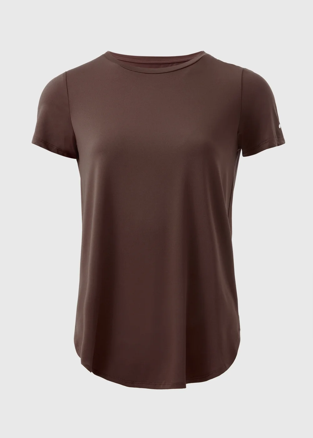 Souluxe Brown Longline T-Shirt - Small Image 2