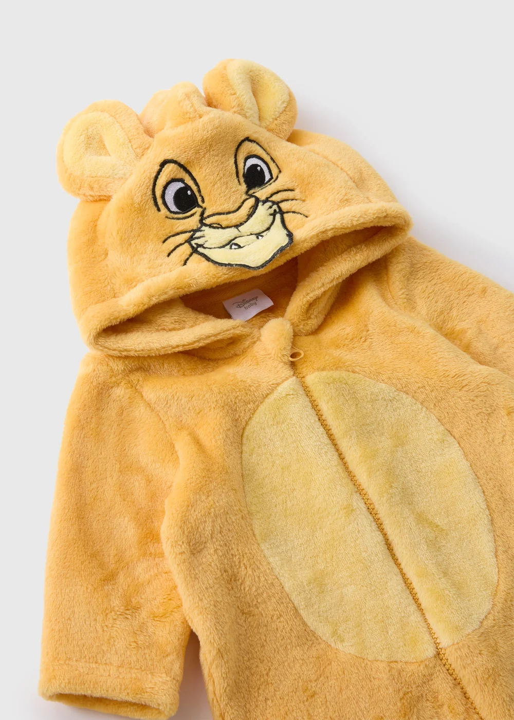 The Lion King Baby Yellow Simba Pramsuit (Newborn-12mths) - 0-3 months Image 2