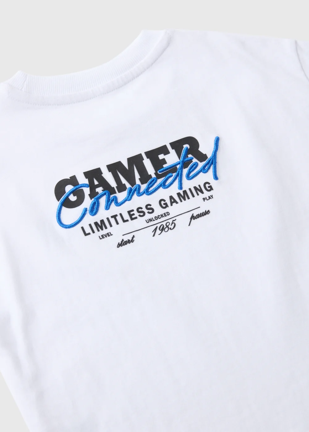 Boys White Gamer T-Shirt (1-7yrs) - 1-1.5 Yrs Image 2