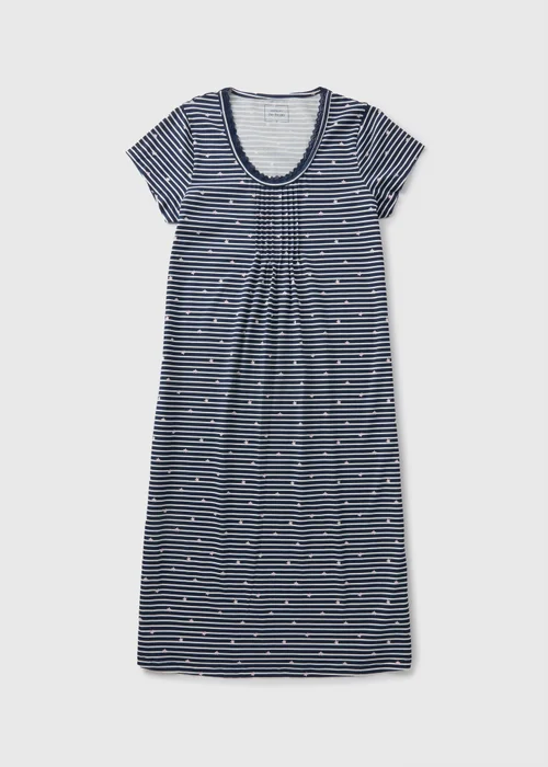 Navy Stripe & Star Nightie - Small Image 3