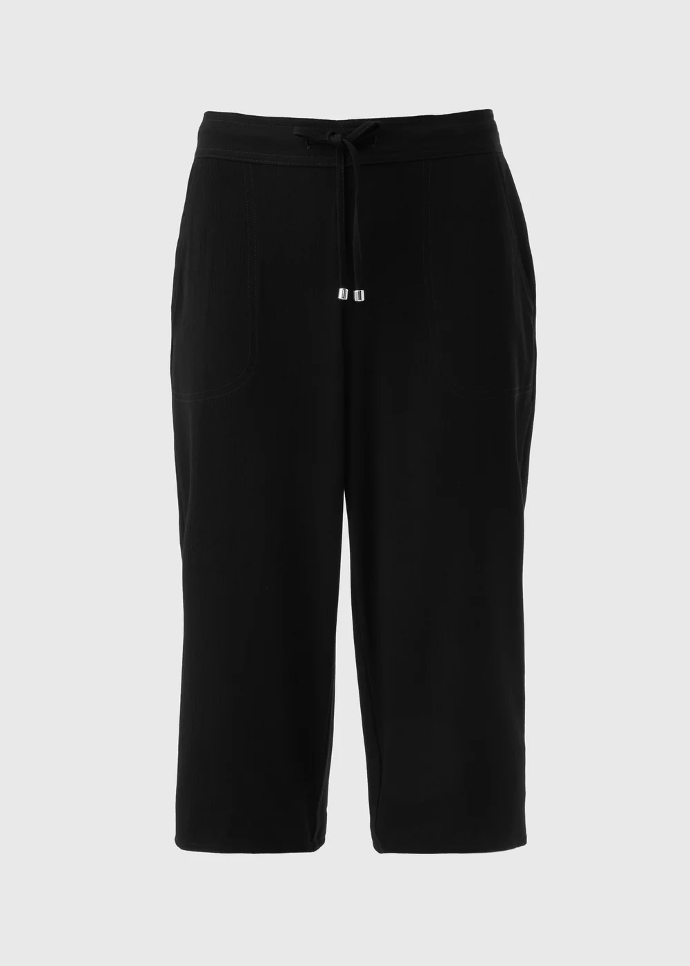 Black Cropped Trousers - 8 Image 4