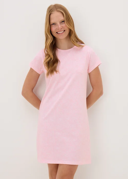 Pink Bow Print Nightie - Extra small Image 1
