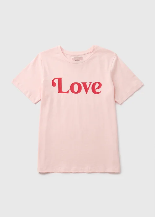 Pink Love Pyjama Top - Small Image 3