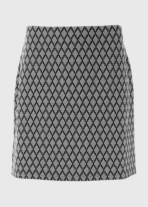 Et Vous Black Diamond Ponte Mini Skirt - 8 Image 4