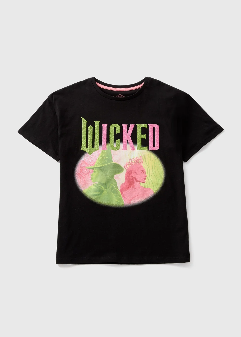 Wicked Black Kids Elphaba & Glinda T-Shirt (7-13yrs) - 7 Yrs Image 1