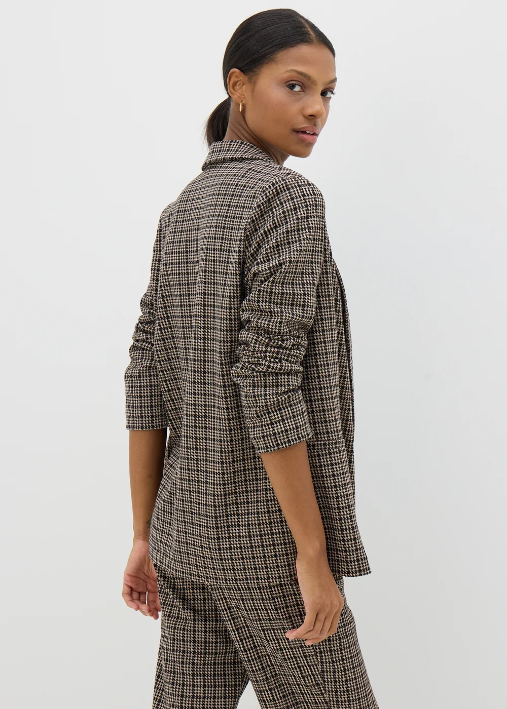 Et Vous Black Check Ponte Blazer - 8 Image 2