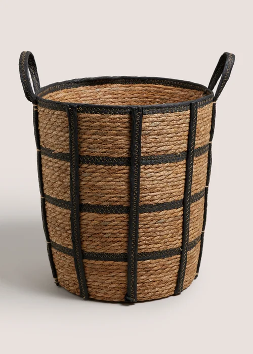 Check Woven Basket Image 1