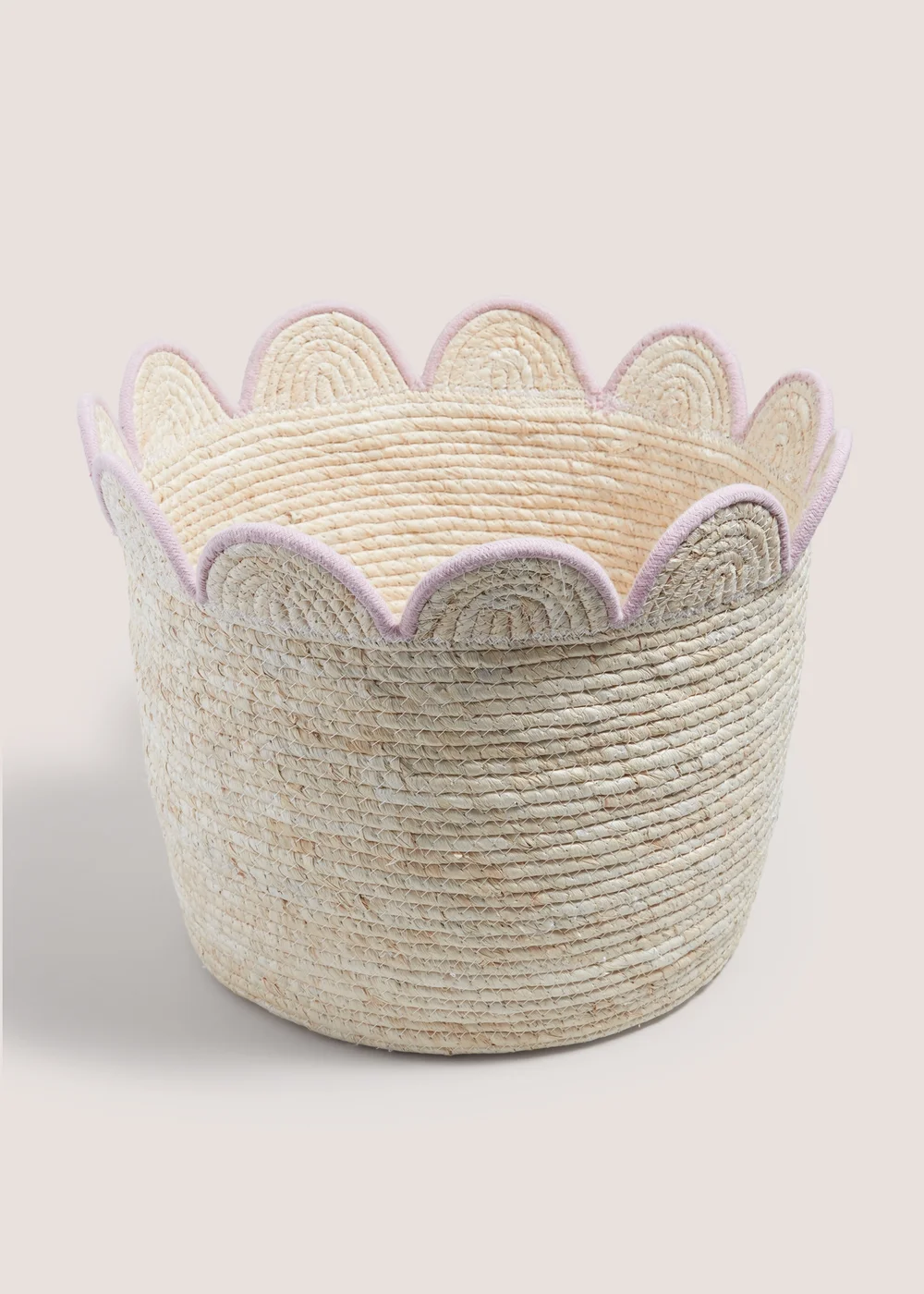 Pink Scallop Edge Basket Image 1