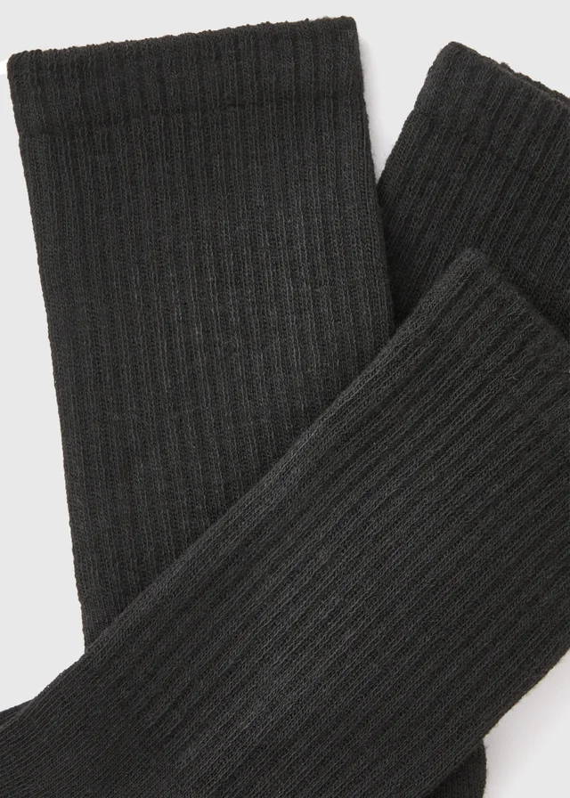 3 Pack Black Crew Sports Socks