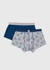 NFL 2 Pack Navy Boxers - Extra small Image 1