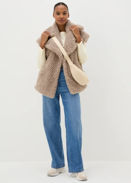Cream Fitted Long Sleeve Top - 8 Image 3