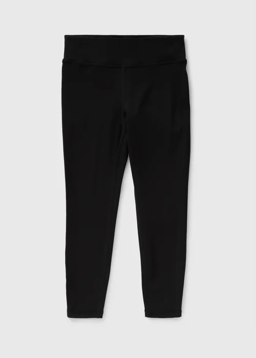 Girls Black Sports Leggings (7-15yrs) - 8 Yrs Image 1