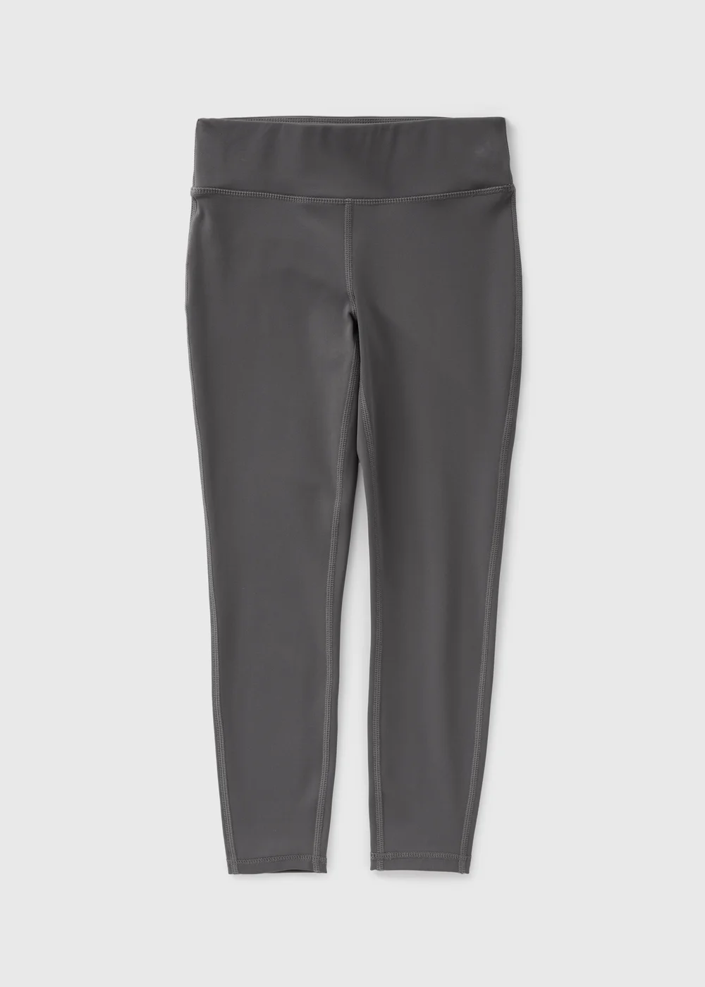 Girls Charcoal Sports Leggings (7-15yrs) - 8 Yrs Image 1