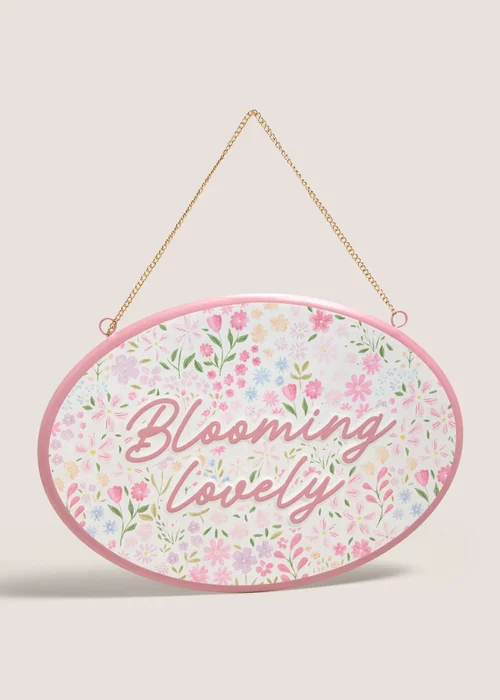 Blooming Lovely Hanging Sign Image 1