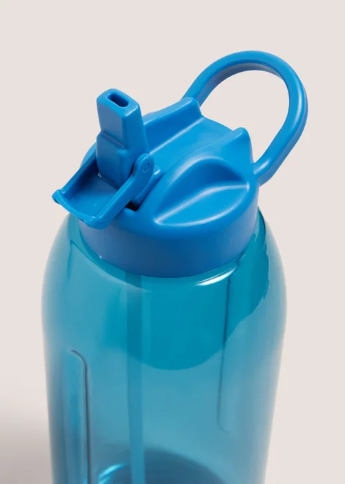 Blue Gym Water Bottle Image 2