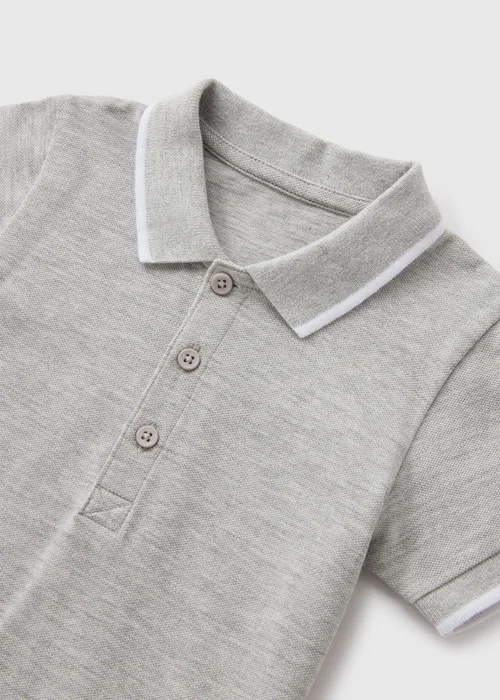 Boys Grey Polo Shirts (1-7yrs) - 1-1.5 Yrs Image 2